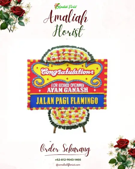 Sewa Papan Bunga Gadel